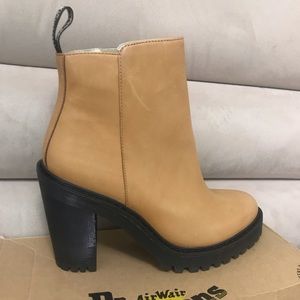 Rubber Heeled Ankle Bootie